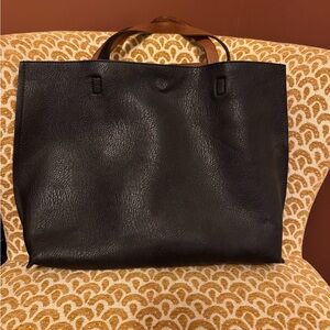 Reversible Leather Tote Bag